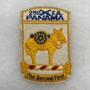 WW2 US Army 2nd Field Artillery Panama Patch Felt
