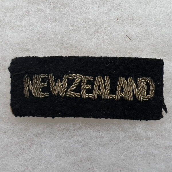 WW2 New Zealand Army Bullion Shoulder Title
