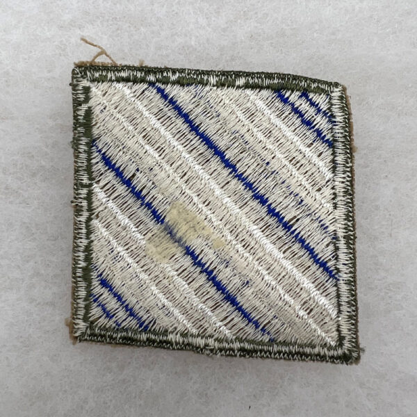 WW2 US Army 3rd Infantry Division Patch Ribbed Weave - Image 2