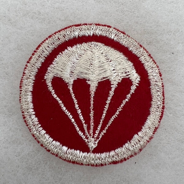 WW2 US Army Airborne Parachutist Cap Patch Felt - Image 2