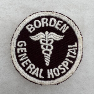 WW2 US Army Borden General Hospital Patch Twill