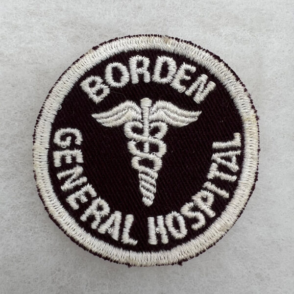 WW2 US Army Borden General Hospital Patch Twill