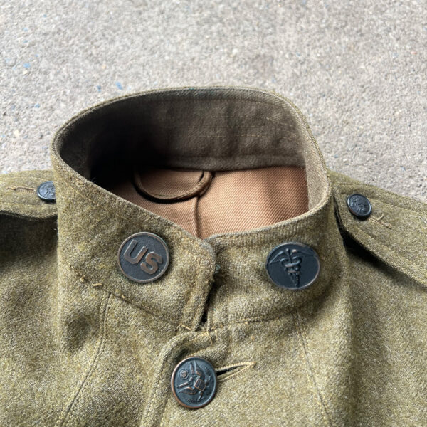 WW1 US Army 2nd Infantry Division Medical Enlisted Uniform Theater Made Patch - Image 5