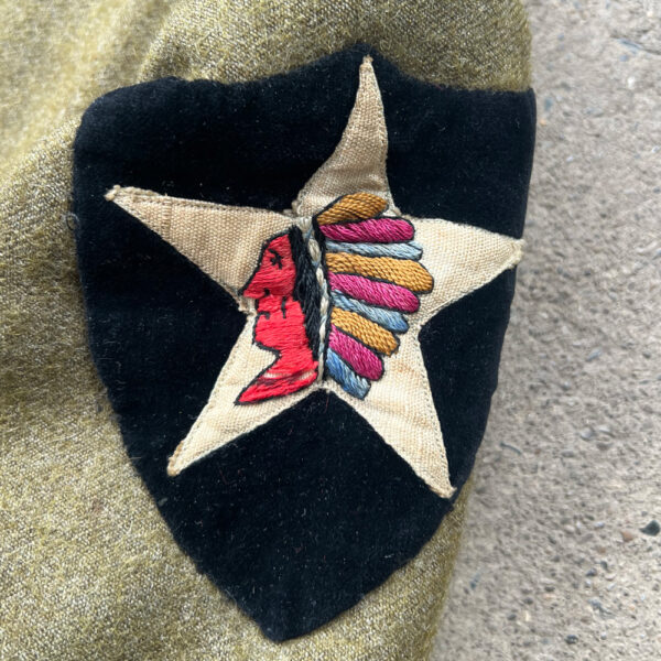 WW1 US Army 2nd Infantry Division Medical Enlisted Uniform Theater Made Patch - Image 6