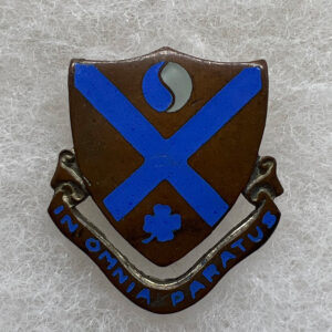 WW2 US Army 114th Infantry Regiment 29th Division DUI Screwback