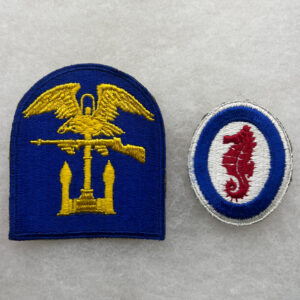 WW2 US Army Amphibious Forces Patch Set