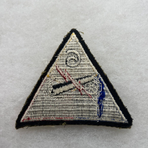 WW2 US Army 6th Armored Division Patch Embroidered On Wool - Image 2