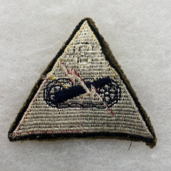 WW2 US Army 3rd Armored Division Patch Embroidered On Wool - Image 2