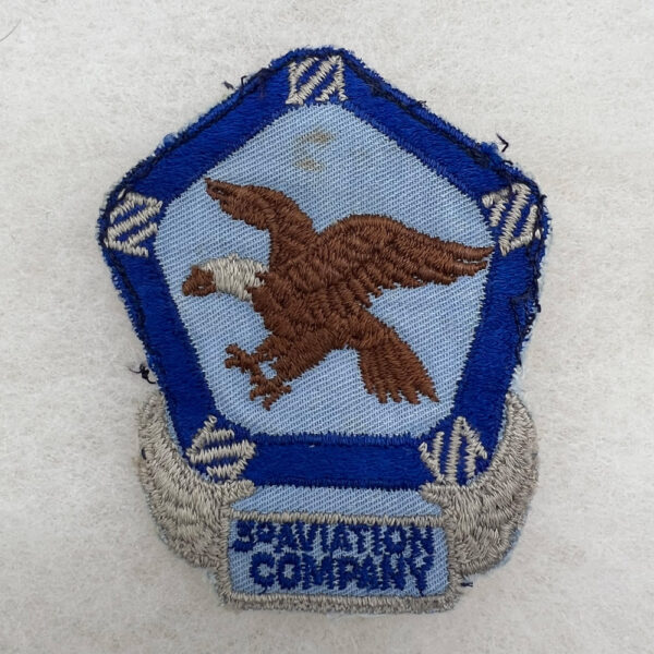 US Army 3rd Aviation Company Pocket Patch Twill