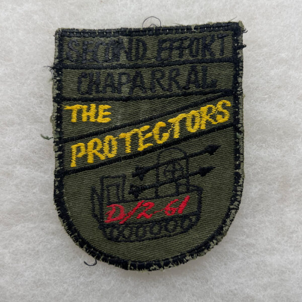US Army D/2-61 Artillery Pocket Patch Korean Made