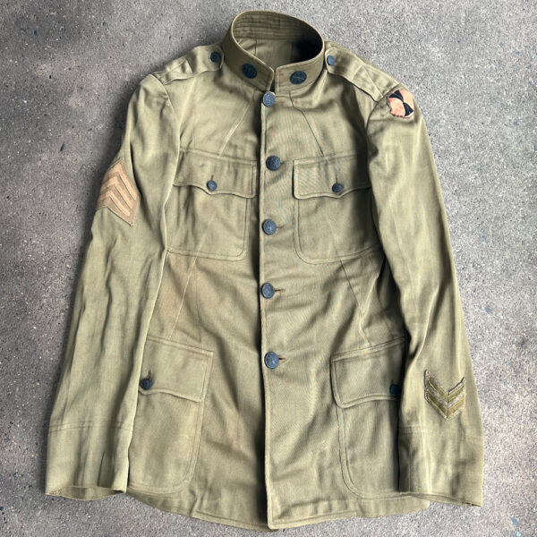 WW1 US Army 64th Infantry Regiment 7th Division Summer Sergeant Uniform