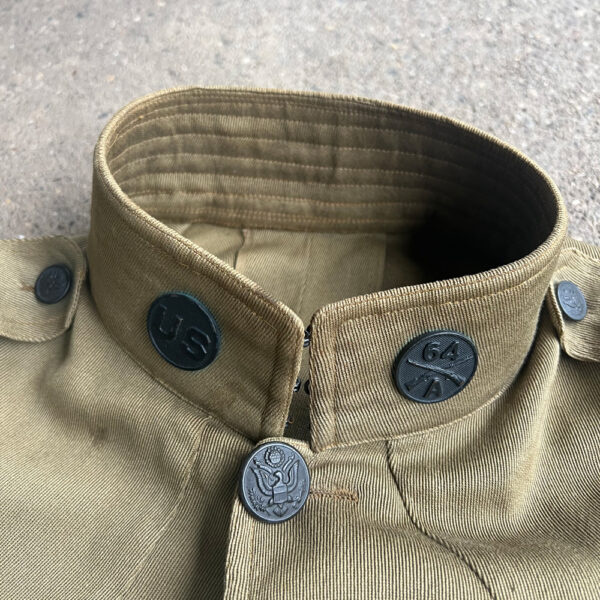 WW1 US Army 64th Infantry Regiment 7th Division Summer Sergeant Uniform - Image 6
