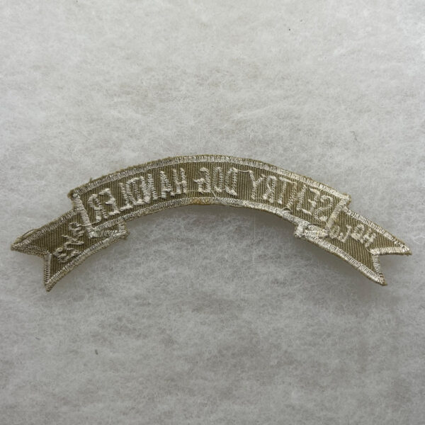 US Army HQ Company 3/23 Sentry Dog Handler Scroll Theater Made - Image 2