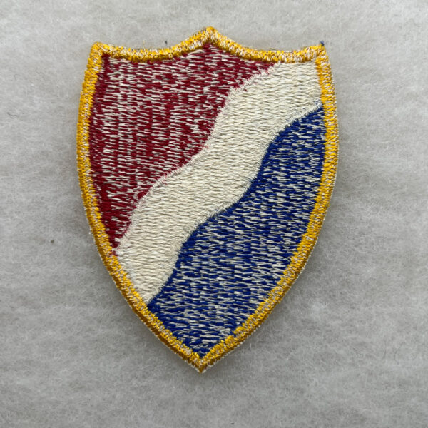 WW2 US Army Southern Defense Command Patch Gold Border Variation - Image 2