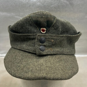 WW2 German Army M-43 Cap Worn Size 56 1944
