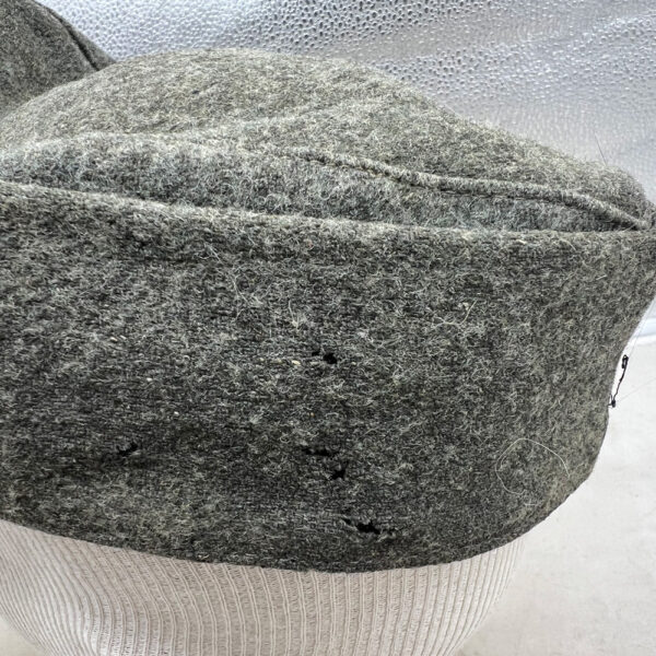 WW2 German Army M-43 Cap Worn Size 56 1944 - Image 4