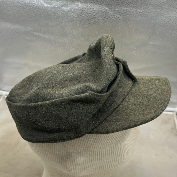 WW2 German Army M-43 Cap Worn Size 56 1944 - Image 7