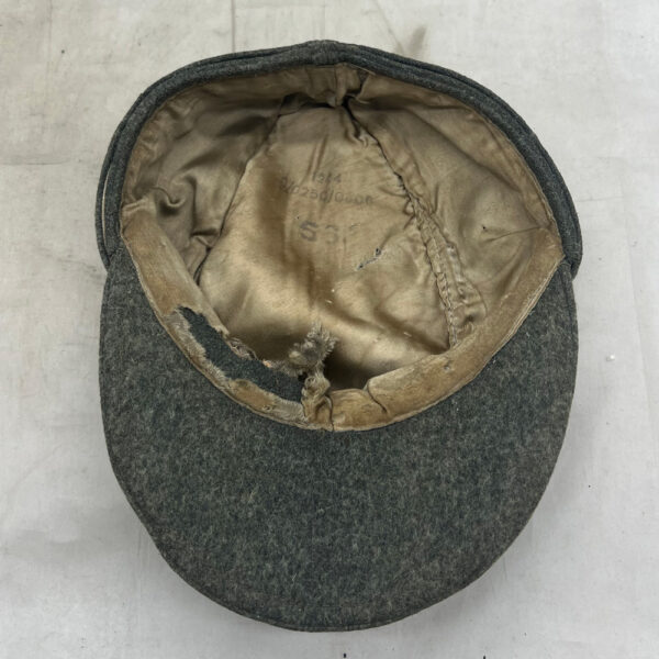 WW2 German Army M-43 Cap Worn Size 56 1944 - Image 9