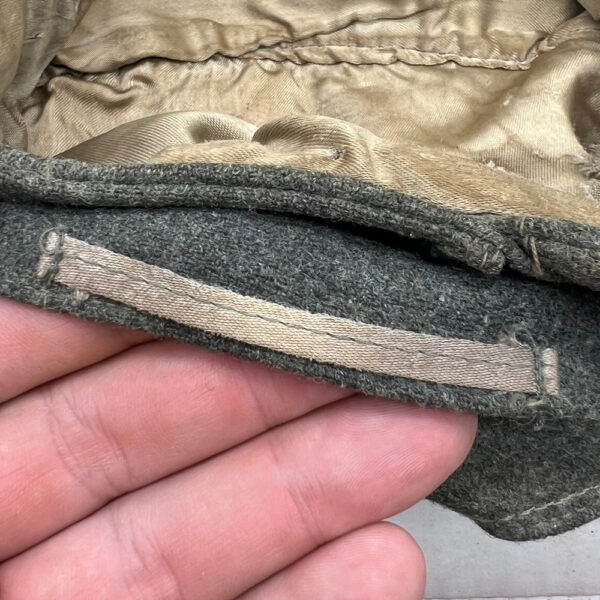 WW2 German Army M-43 Cap Worn Size 56 1944 - Image 10