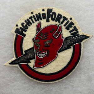 USAF 40th Fighter Interceptor Squadron Patch Japanese Made Bullion