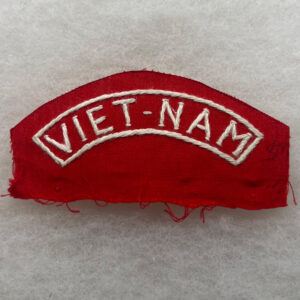 US Vietnam Tab Vietnamese Made Hand Embroidered