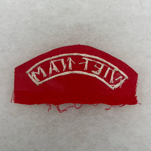US Vietnam Tab Vietnamese Made Hand Embroidered - Image 2