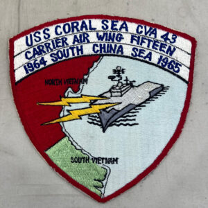 US Navy USS Coral Sea CVA 43 1964-1965 Patch Japanese Made