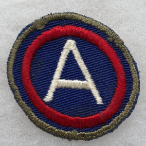 WW2 US 3rd Army Patch Twill OD Border