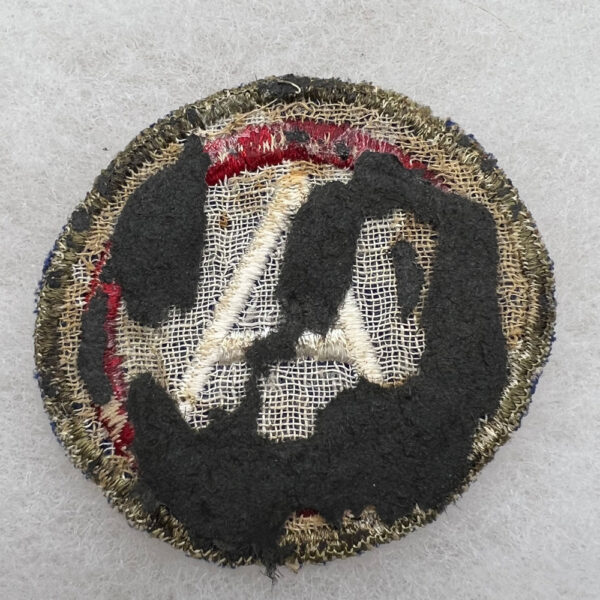 WW2 US 3rd Army Patch Twill OD Border - Image 2