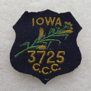 WW2 Iowa Civilian Conservation Corps Company 3725 Patch Felt