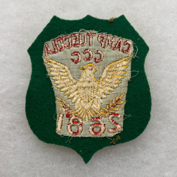 WW2 US Civilian Conservation Corps Camp Tuscola Company 2681 Patch Felt - Image 2