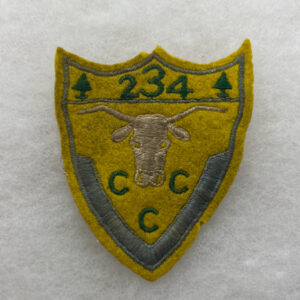 WW2 US Civilian Conservation Corps Patch Company 243 Patch Felt