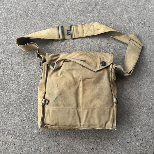 WW1 US Army 115th Infantry 29th Division Field Gear Lot Named Painted Gas Mask Bag Etched Messkit - Image 3
