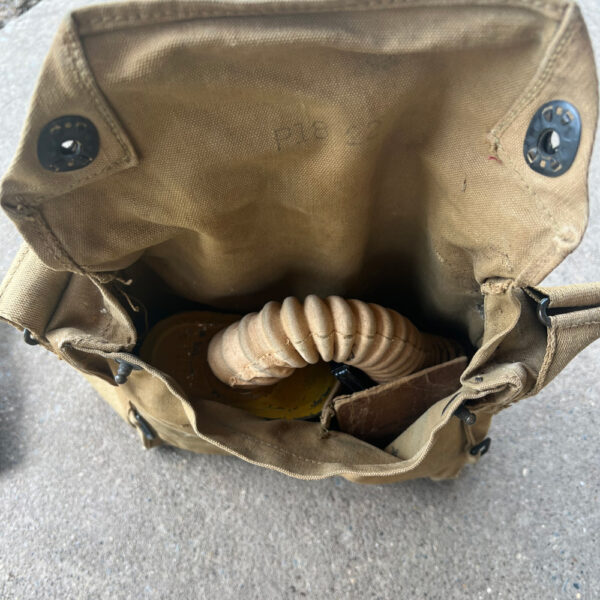 WW1 US Army 115th Infantry 29th Division Field Gear Lot Named Painted Gas Mask Bag Etched Messkit - Image 4
