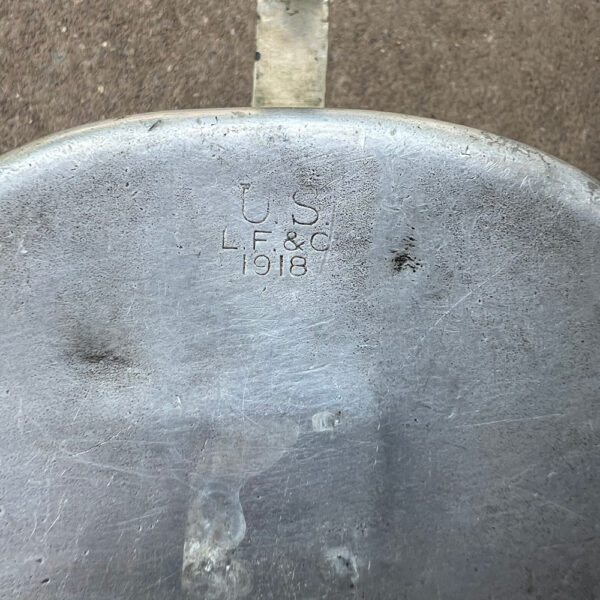 WW1 US Army 115th Infantry 29th Division Field Gear Lot Named Painted Gas Mask Bag Etched Messkit - Image 13