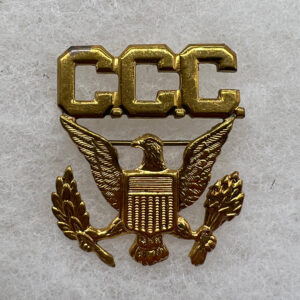 WW2 US Civilian Conservation Corps Hat Pin Rare