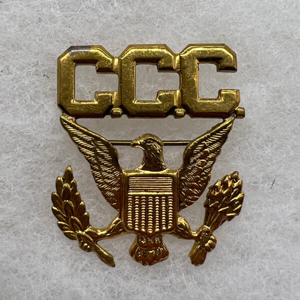 WW2 US Civilian Conservation Corps Hat Pin Rare