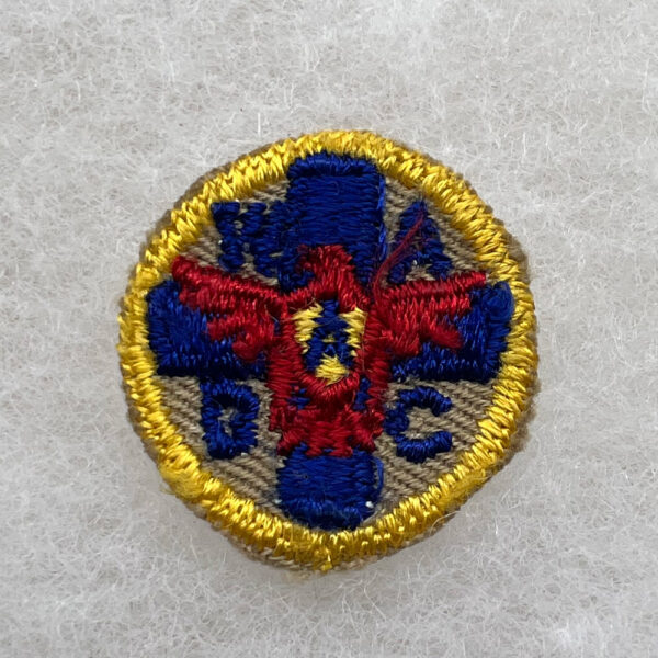 WW2 US Women's Auxiliary Defense Corps Cloth Collar Patch 1 Inch Twill
