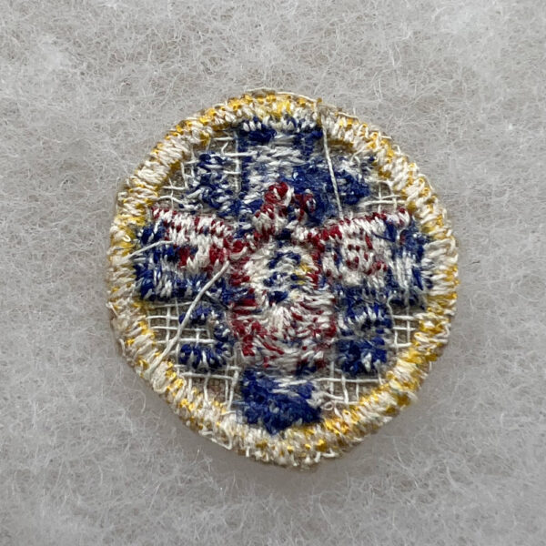 WW2 US Women's Auxiliary Defense Corps Cloth Collar Patch 1 Inch Twill - Image 2