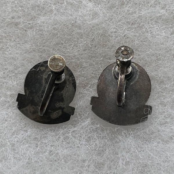WW2 US Army Air Force Troop Carrier Earring Set Sterling - Image 2
