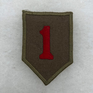 WW2 US Army 1st Infantry Division Patch Felt Theater Made