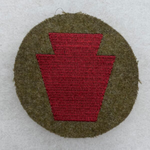 1930s 28th Infantry Division Patch Embroidered On Wool