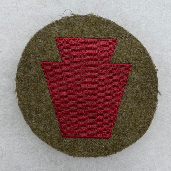 1930s 28th Infantry Division Patch Embroidered On Wool
