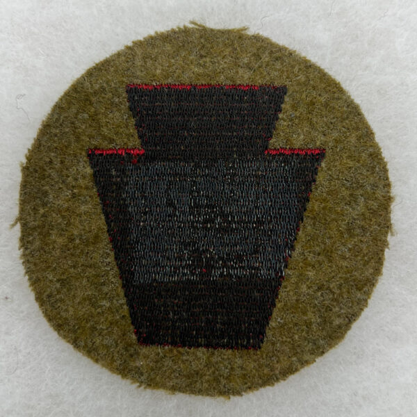 1930s 28th Infantry Division Patch Embroidered On Wool - Image 2
