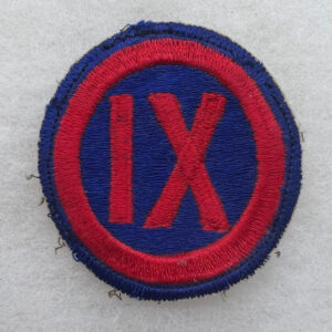 Korean War US Army 9th Corps Patch Japanese Made