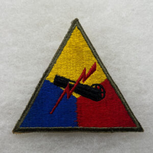 WW2 US Army Armored Triangle Patch Error