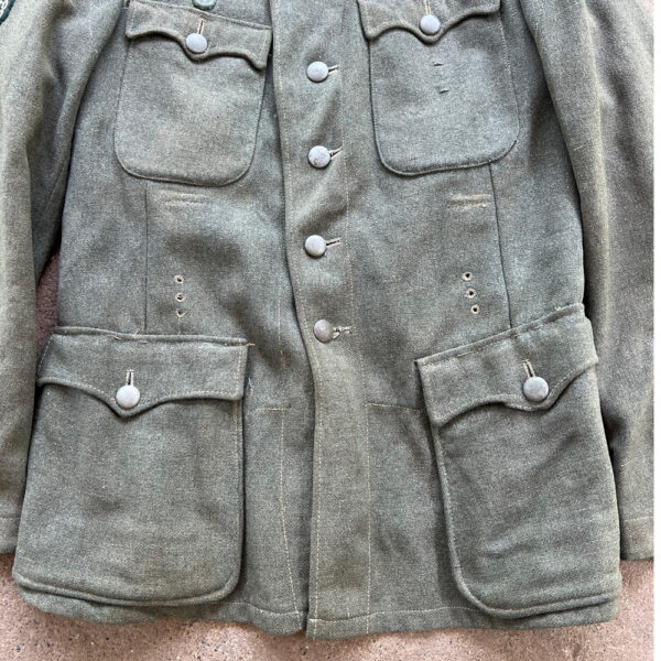 WW2 German Army Mountain Troop Enlisted Model 1943 Uniform Austrian Style Pockets - Image 9