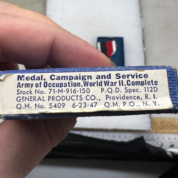 WW2 US Occupation Medal Boxed - Image 3