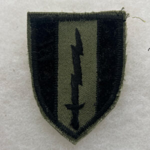 US Army 1st Signal Brigade Patch Subdued Vietnamese Made