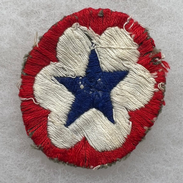 WW2 US Army Service Corps Patch Hand Embroidered Theater Made - Image 2